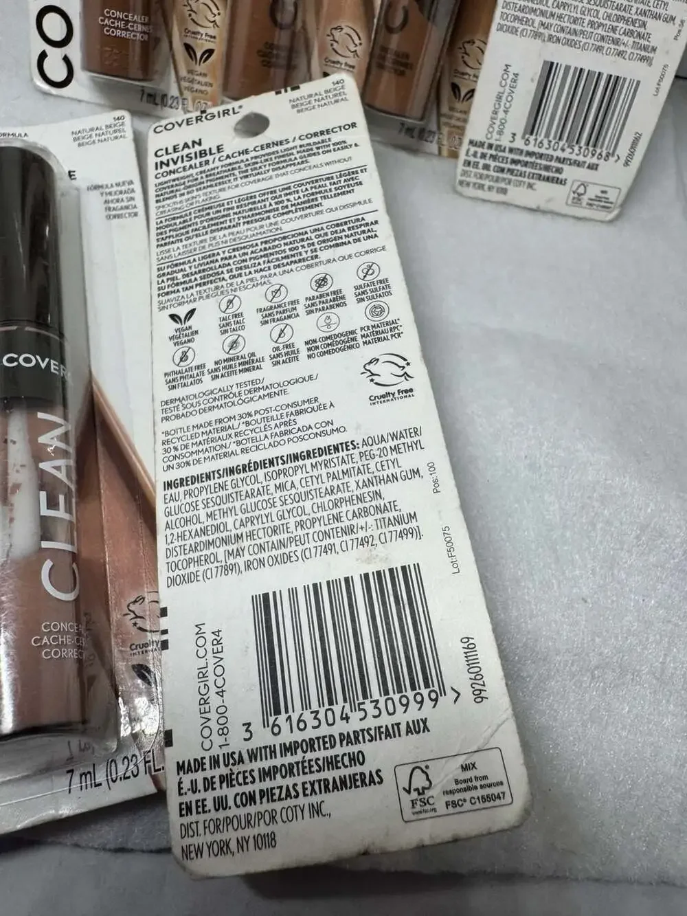 COVERGIRL retail invisible usa